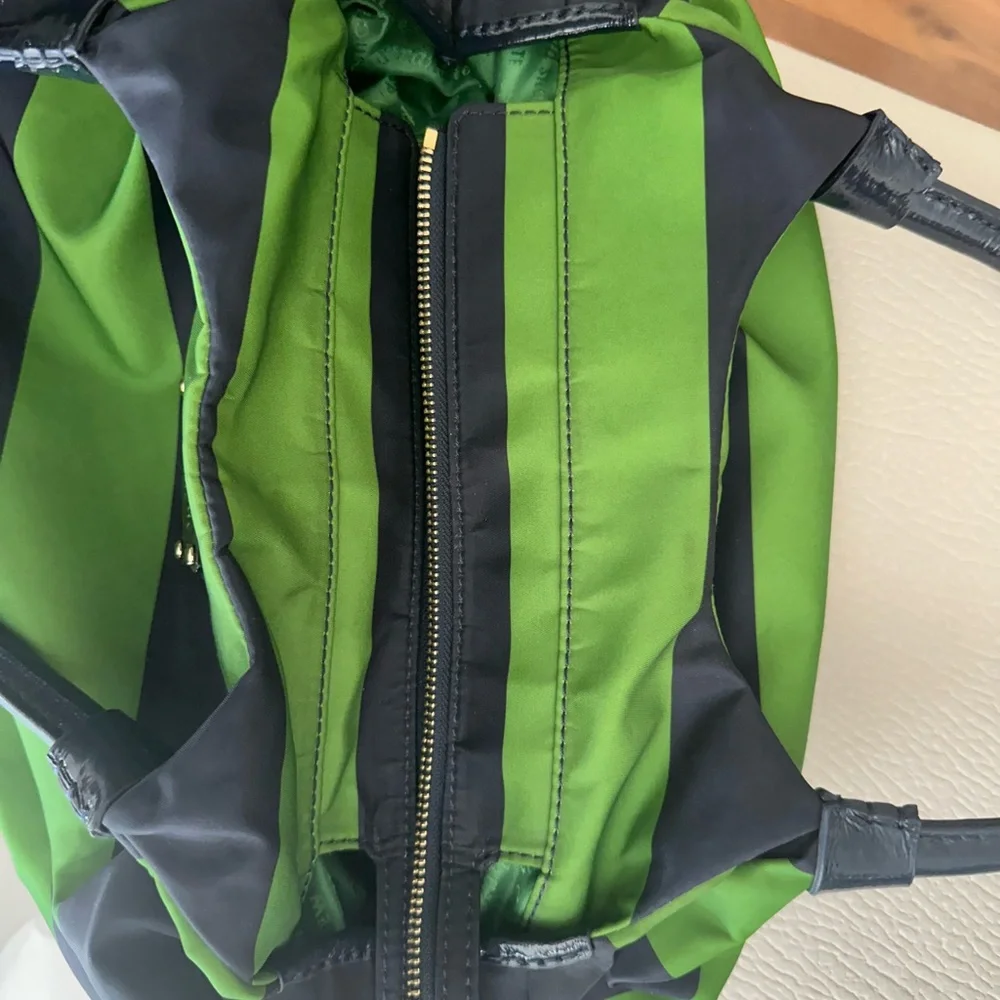 Kate Spade Vintage Cambridge Green and Blue Striped Hobo Bag Women - Picture 5 of 7